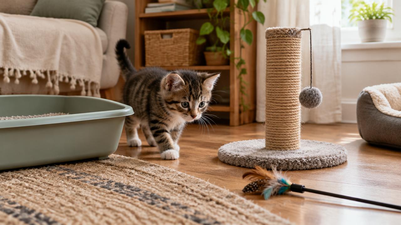 Filhote de gato em casa: o que preparar e como agir nas primeiras semanas